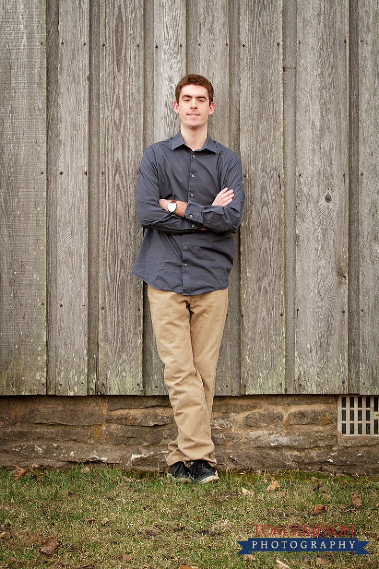 rustic style senior portraits boy nauvoo photographer tom simpson