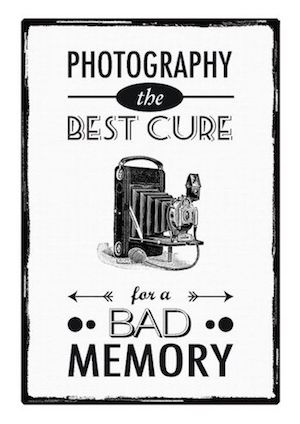 photography cure for memory