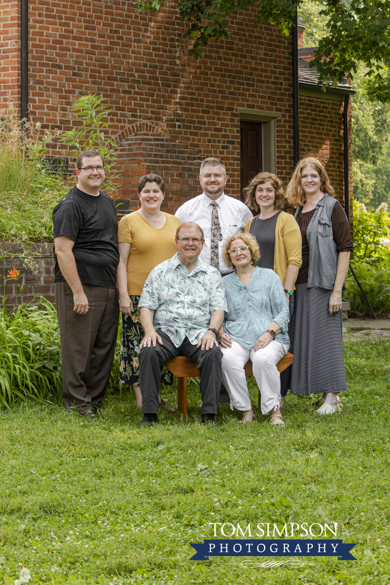 older couple with grown children