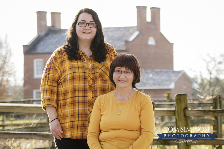 fall nauvoo photography mother daughter