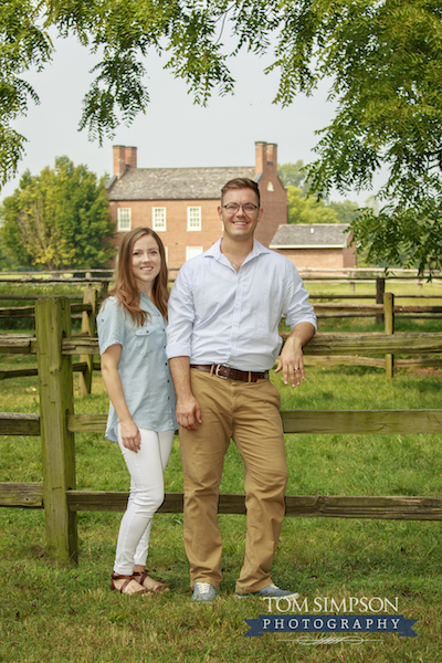 early morning couple portrait